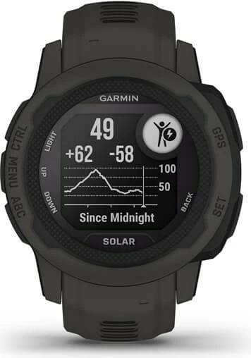 Smartwatch Garmin Instinct 2S Solar, GPS, 43 g, Graphite