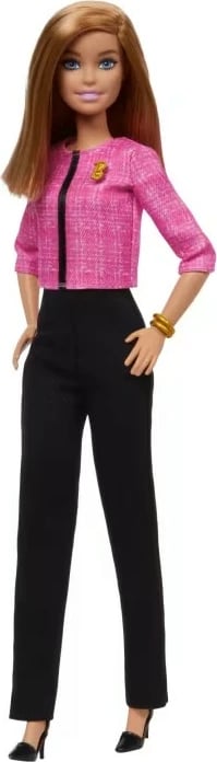 Kukull Barbie Mattel Future Leader HXN96, rozë/zezë