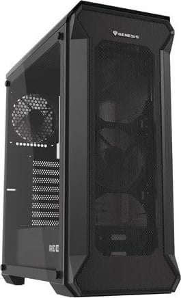 Kasë Genesis Irid 505 V2, Midi Tower, ATX/Micro ATX/Mini ITX, e zezë