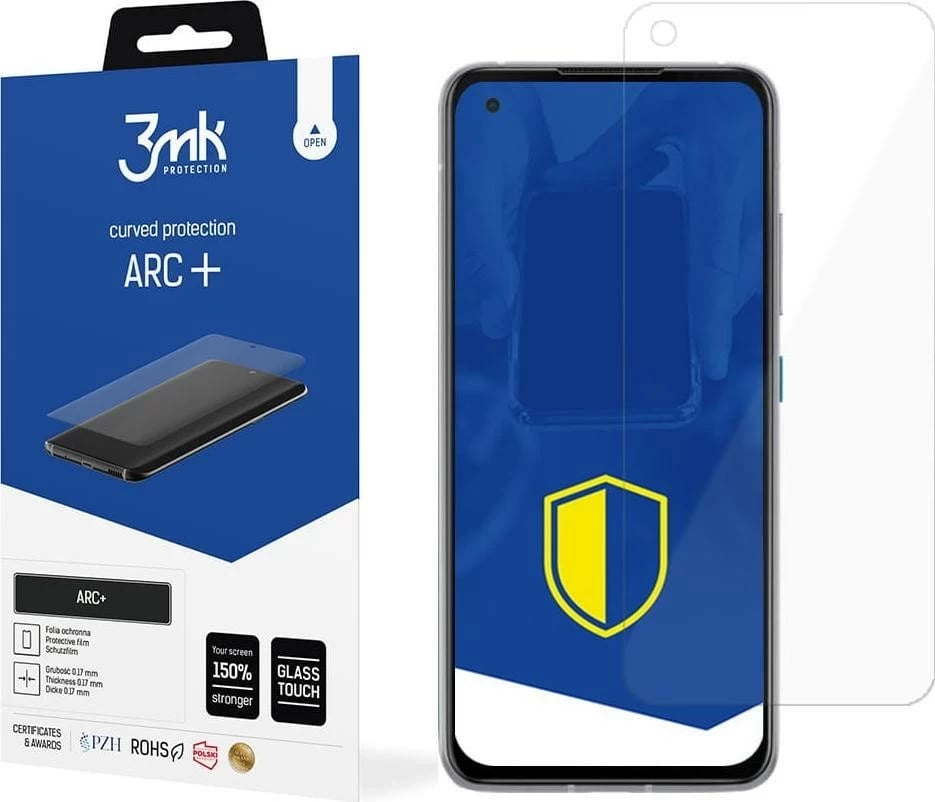 Folie mbrojtëse 3MK ARC+ për Asus Zenfone 8, transparente