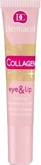 Krem për sy dhe buzë Dermacol Collagen Plus Eye & Lip Intensive Rejuvenating Cream për femra 15ml