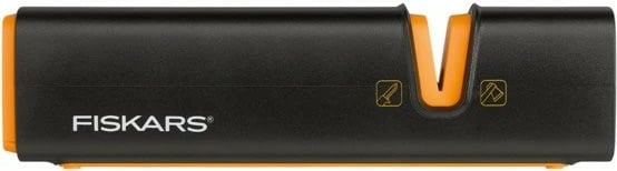 Mprehës Fiskars Xsharp 1000601, për sëpata dhe thika, zi/portokalli