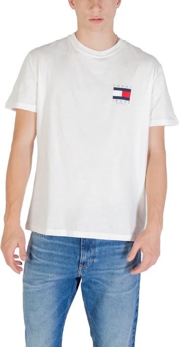Maicë për meshkuj Tommy Hilfiger Jeans, e bardhë