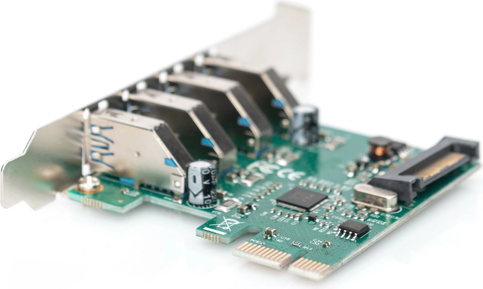 Kartë shtesë PCI Express 4-Port USB 3.0 Digitus, Wired, 5000 Mbit/s