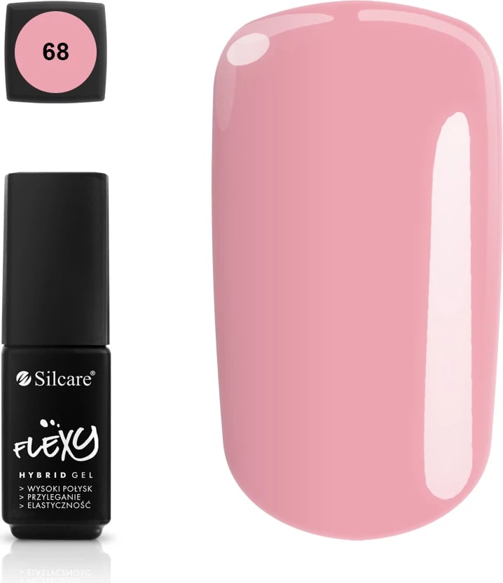 Llak për thonj Silcare Flexy Hybrid Gel 68, 4.5g