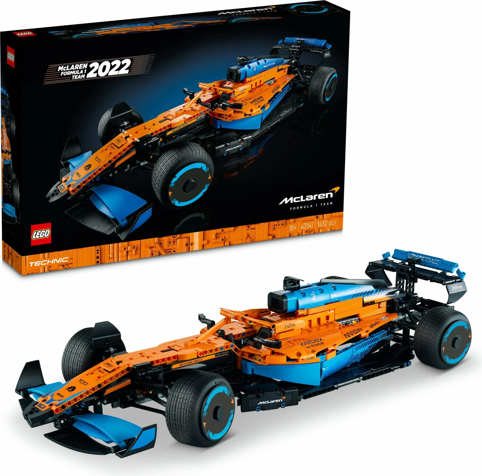 Set për ndërtim LEGO Technic McLaren Formula 1, 1434 pjesë, shumëngjyrësh