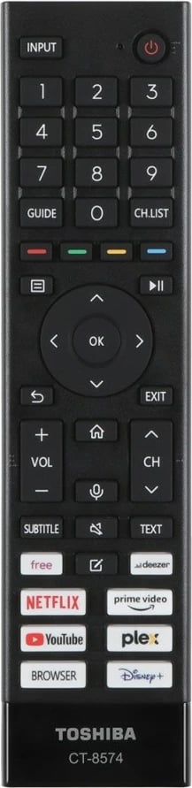Televizor QLED Toshiba 55QV3F63DG, 55 inç, Ultra HD/4K, VIDAA, Dolby Vision, Dolby Atmos
