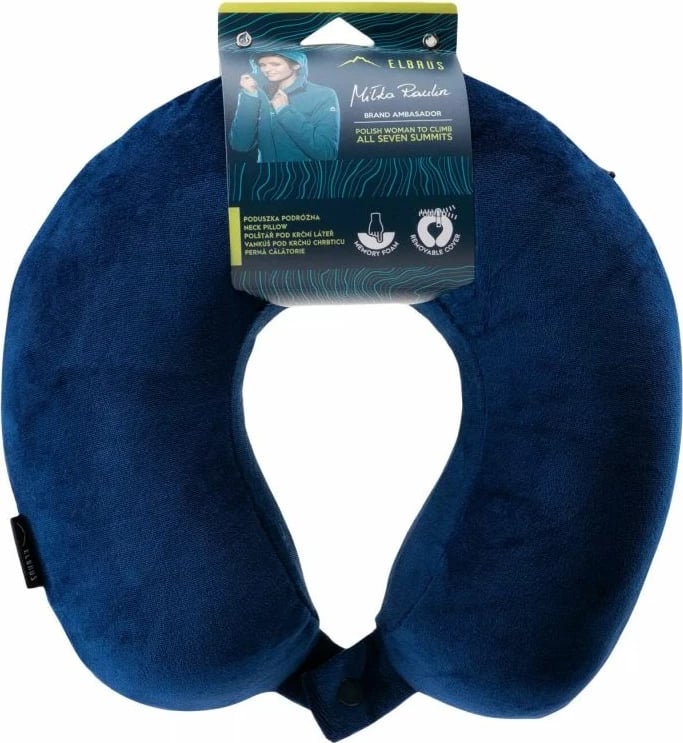 Jastëk mbështetës për kokë Elbrus, blu marin