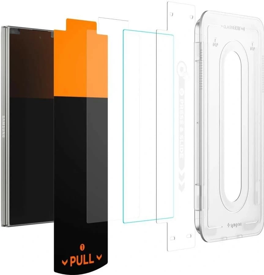 Xham mbrojtës Spigen Glas.TR EZ Fit Pro për Samsung Galaxy Z Fold 7, transparent