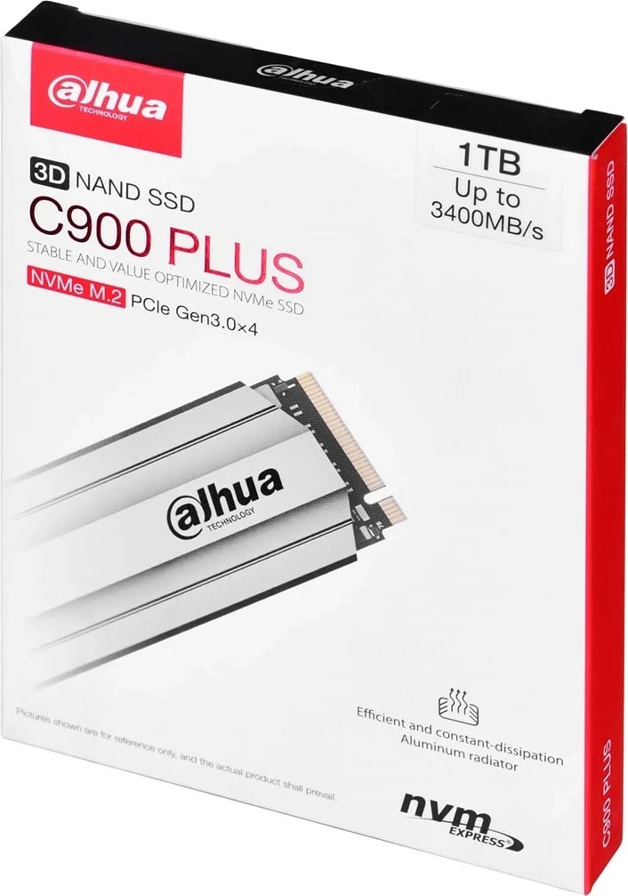 SSD DAHUA DHI-SSD-C900VN1TB, 1 TB, M.2, PCI Express 3.0, NVMe, i zi