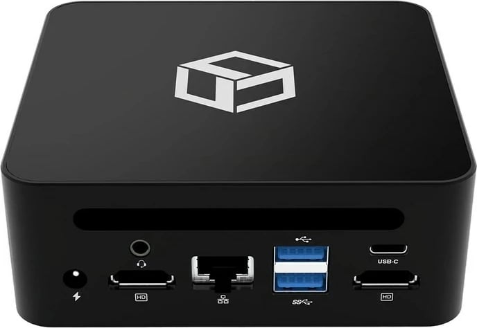 Kasë mini PC Qoobe AP1215U, Intel Core i3-1215U, 16GB RAM, 512GB SSD, Windows 11 Pro, e zezë