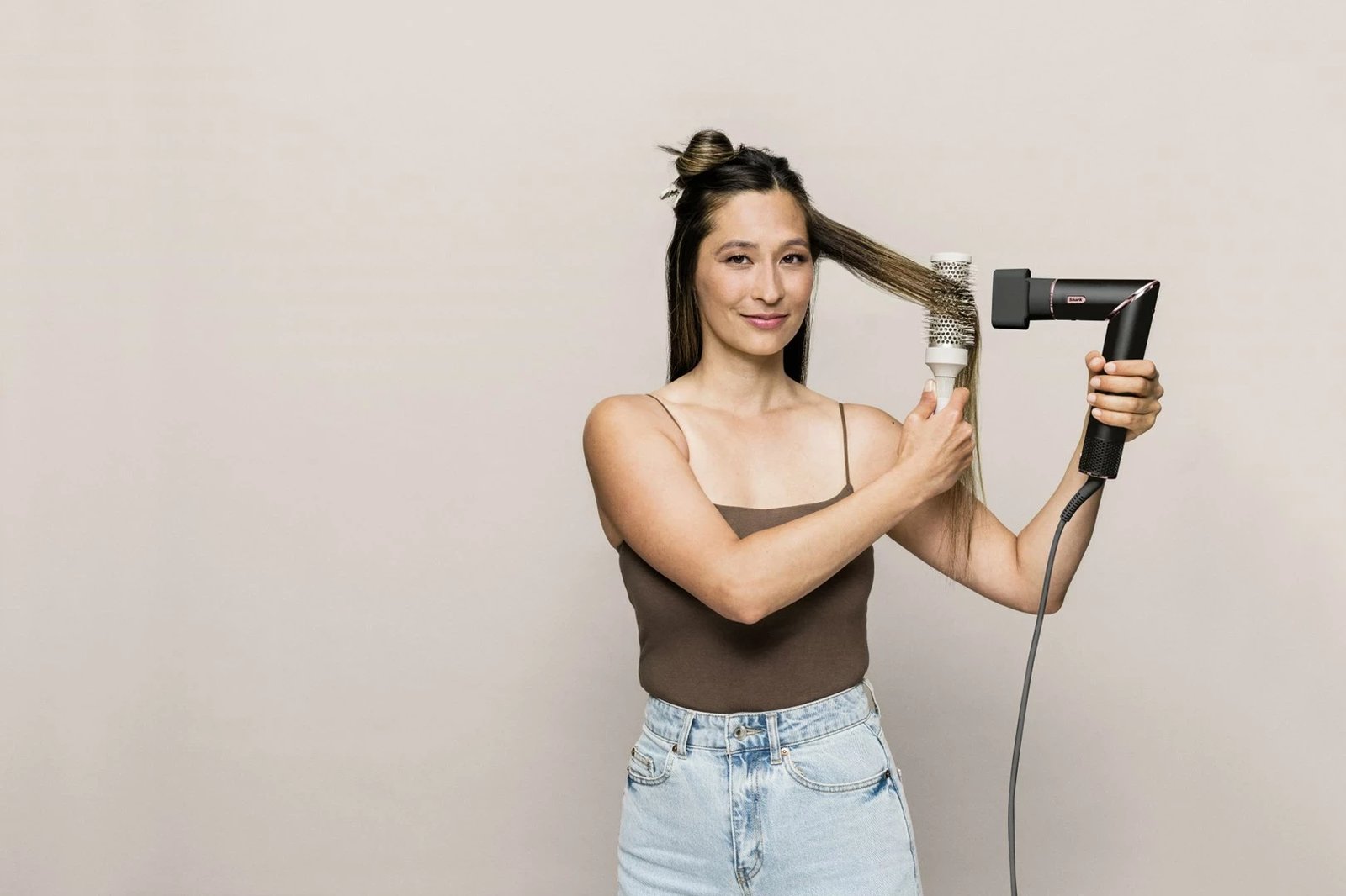 Multistyler për flokë Shark FlexStyle 5-in-1, 1400 W, HD440EU, zi/rozë