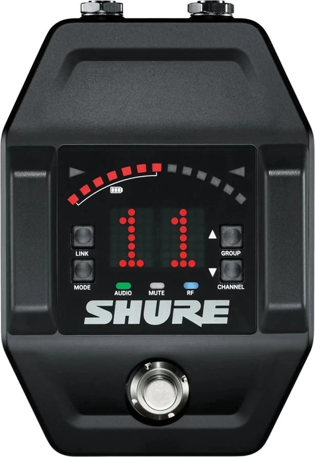 Sistem wireless për kitarë Shure GLXD16+E-Z4, i zi