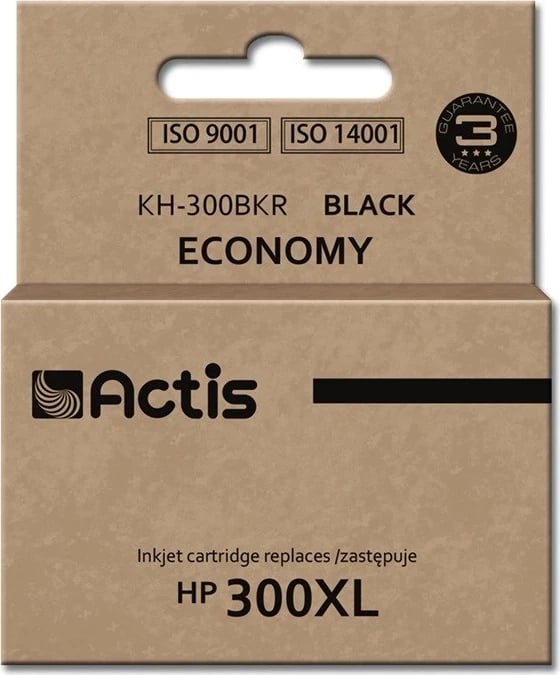 Ngjyrë zëvendësese Actis KH-300BKR ink  për HP 300XL CC641EE, 15ml, e zezë