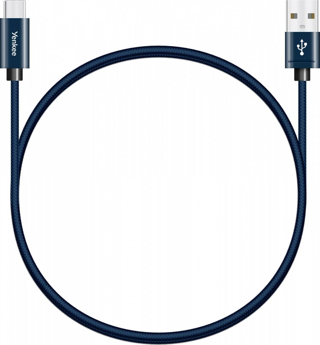Kabllo USB A 2.0 në USB Type C Yenkee YCU 301BE, 1m, Blu e errët