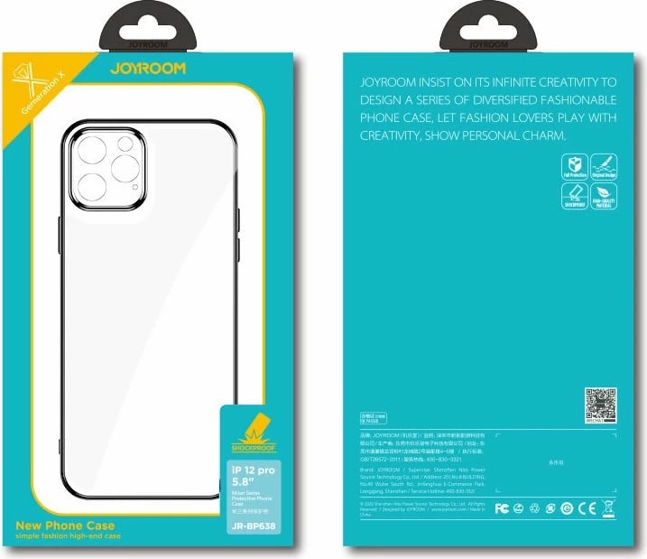 Mbështjellës Joyroom New Beauty Series për iPhone 12 Pro Max, ultra i hollë, transparent (JR-BP744)