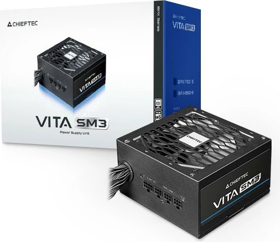 Kasë Chieftec BPX-750-C VITA SM3, 750W, ATX, 80 PLUS Bronze, e zezë