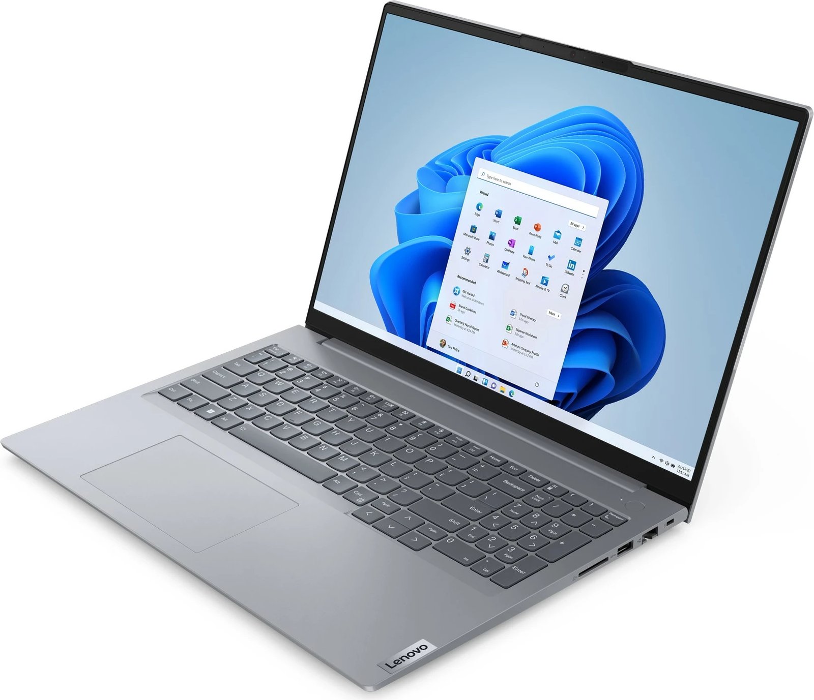 Laptop Lenovo ThinkBook 16, Intel Core i5, 16 GB RAM, 512 GB SSD, Arctic Grey