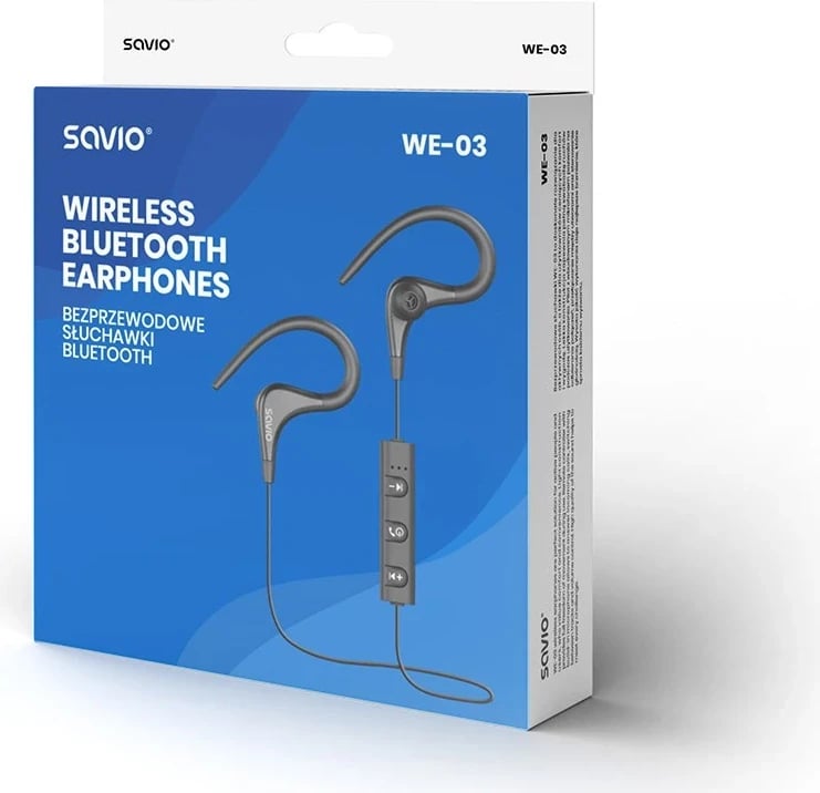 Dëgjuese me bluetooth Savio, të zeza