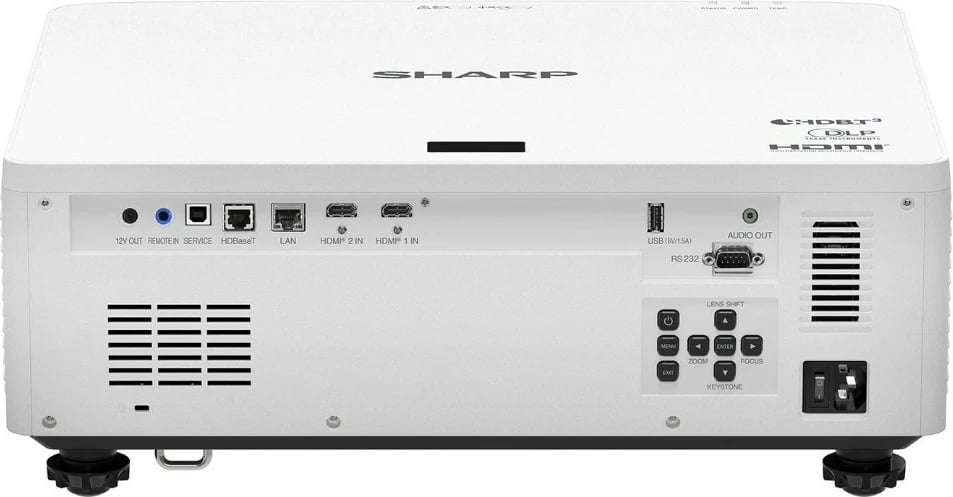 Projektor Sharp P601Q, DLP, 4K UHD, 6000 lumens, i bardhë