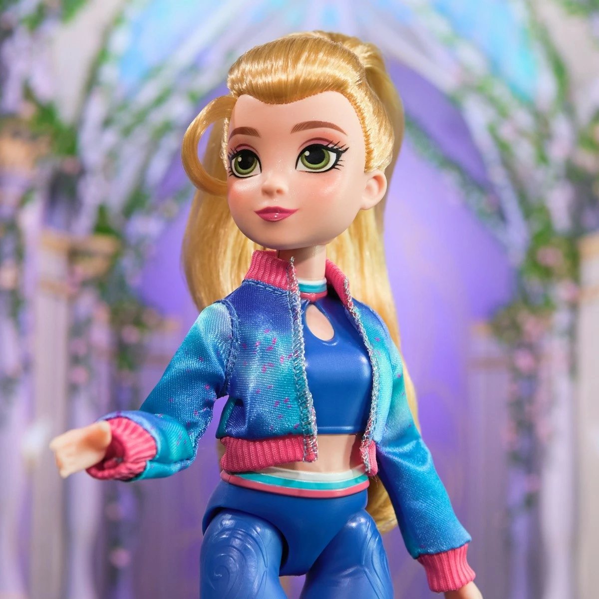 Kukull lodër Unicorn Academy Spin Master Isabel Delux Masked Ball, 23 cm, me aksesorë, blu