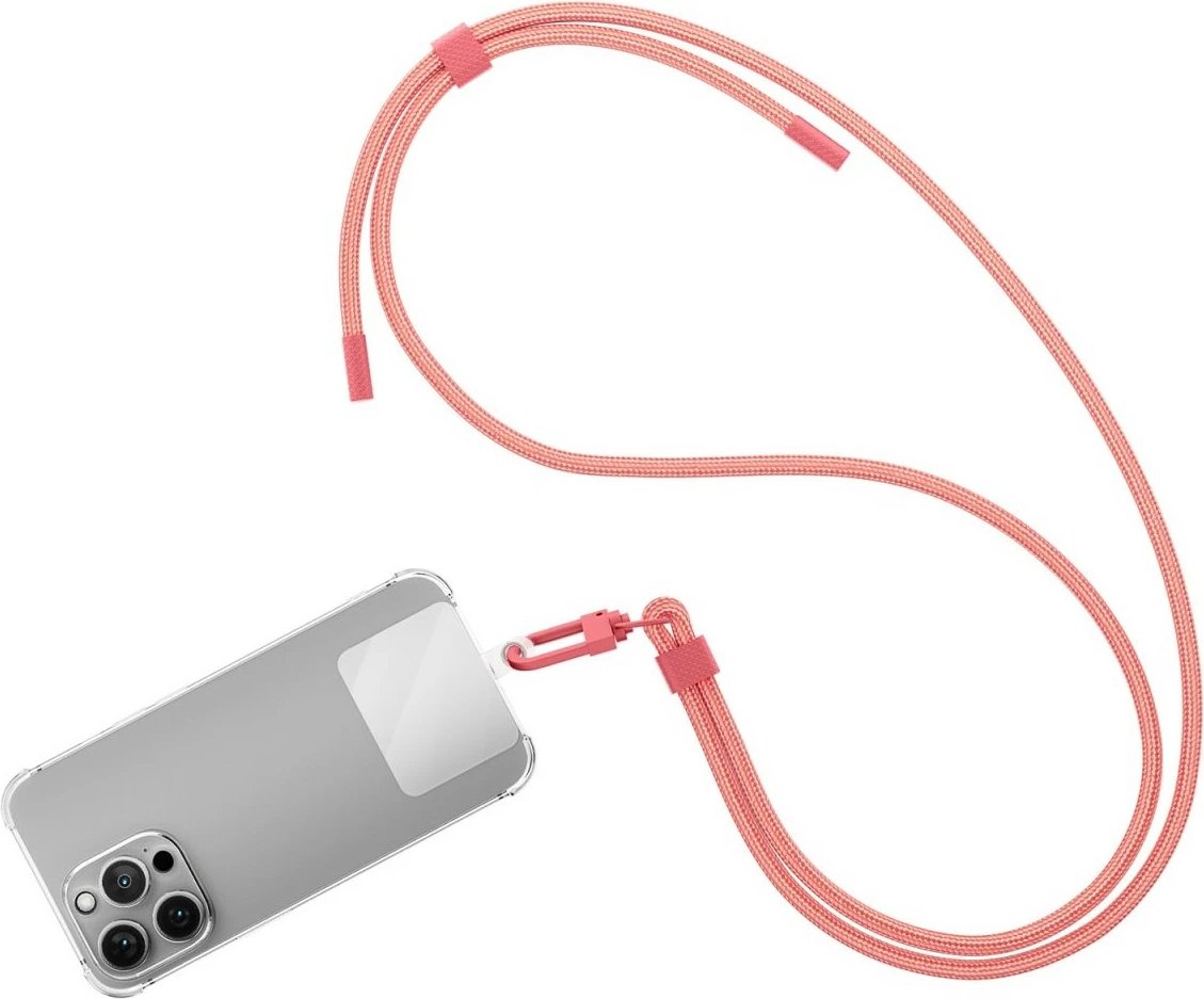 Rrip qafe 4smarts PhonoLace, Universal, 1.5m, Rozë