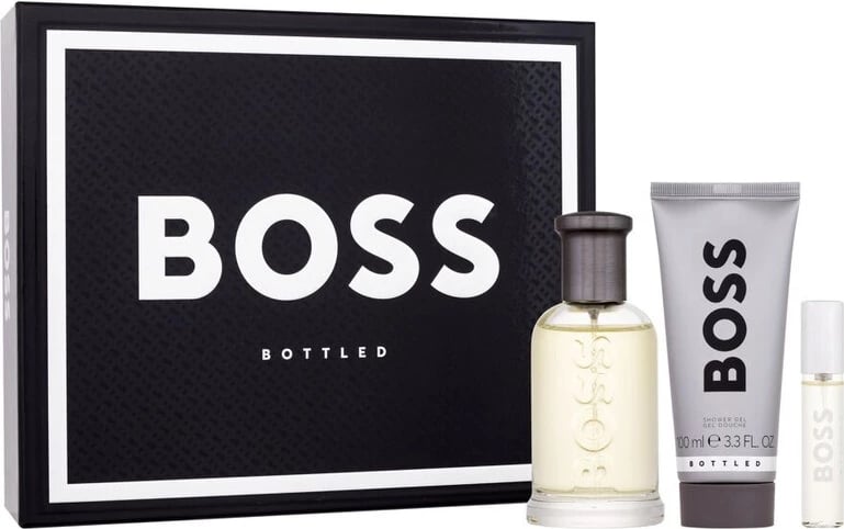 Set Eau de Toilette 100 ml, Eau de Toilette 10 ml & Shower Gel 100 ml Boss Bottled