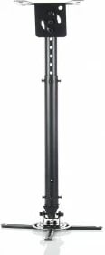 Mbajtës tavani për projektor ART RAMART P-107B, 45-76cm, 15kg, Metal, Zi