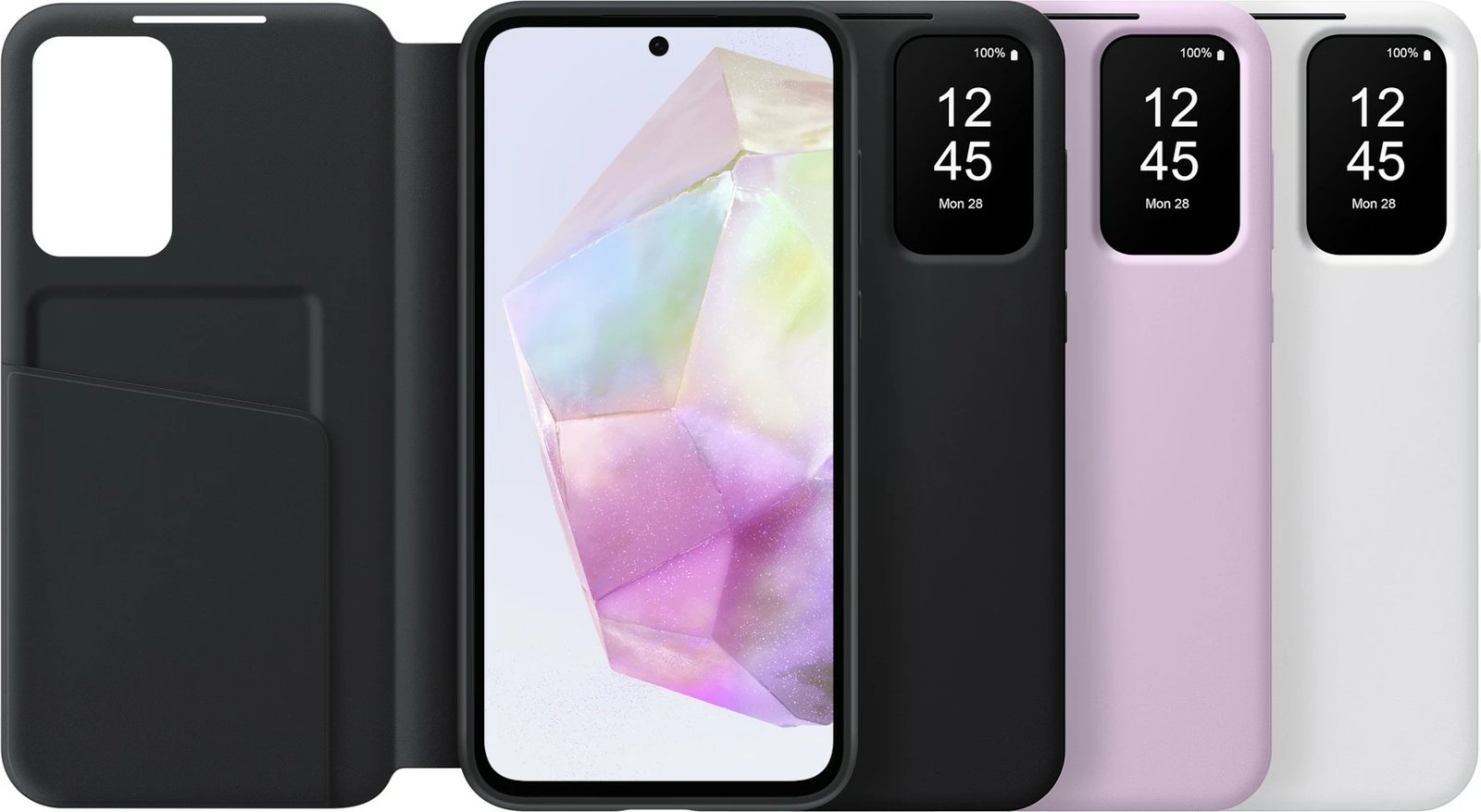 Mbështjellës Samsung EF-ZA356, Galaxy A35, 16.8 cm (6.6"), i zi