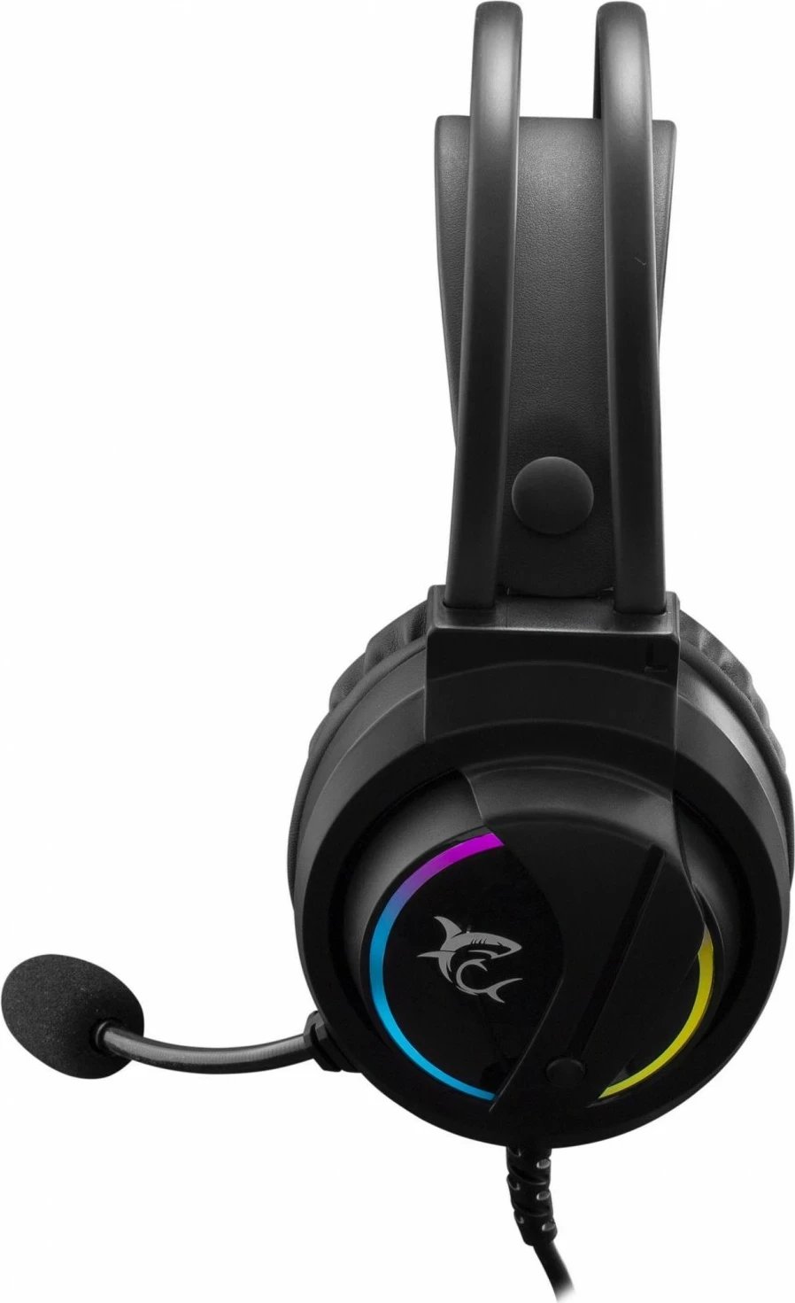 Kufje gaming White Shark GH-2044 Wolf, me mikrofon, USB, të zeza