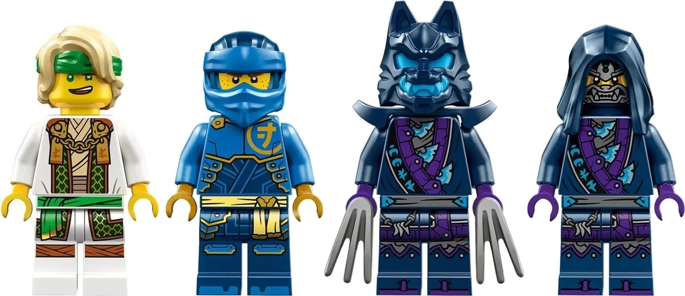 Set LEGO NINJAGO 71805, Jay's Mech Battle Pack, 3 minifigura