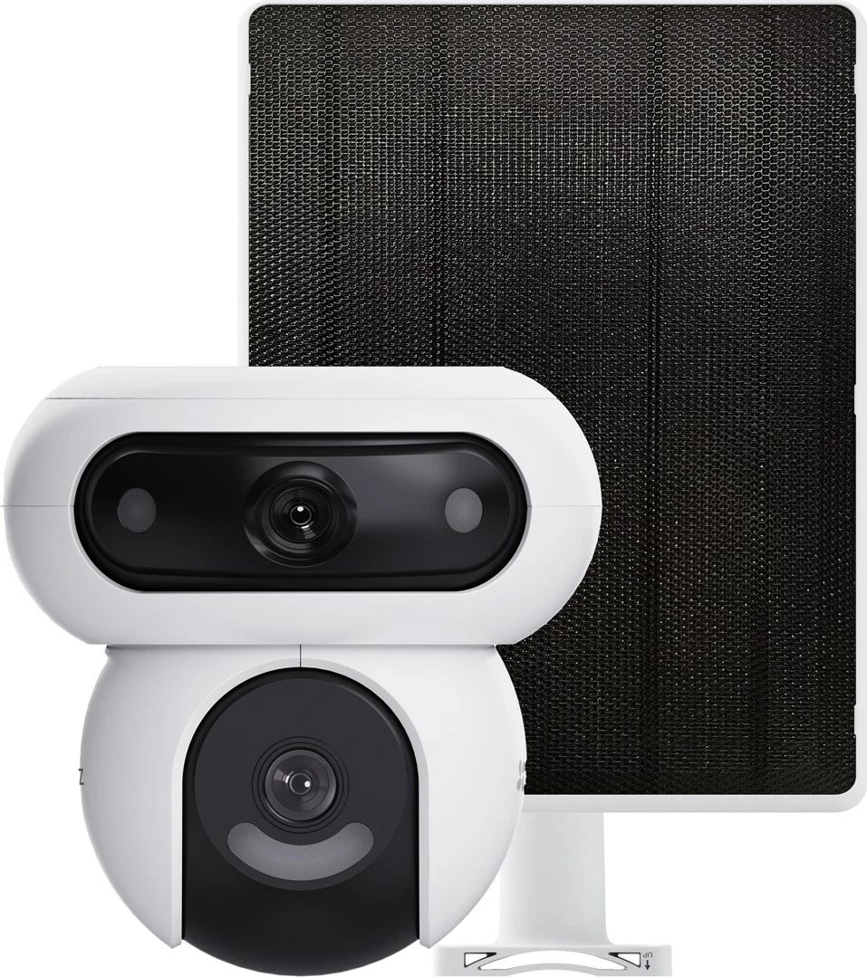 Kamerë IP Ezviz HB90 me panel diellor 8W, dual 4MP+4MP, Wi-Fi