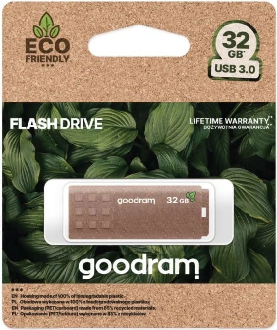 Pendrive GOODRAM UME3 Eco Friendly 32GB, Kafe