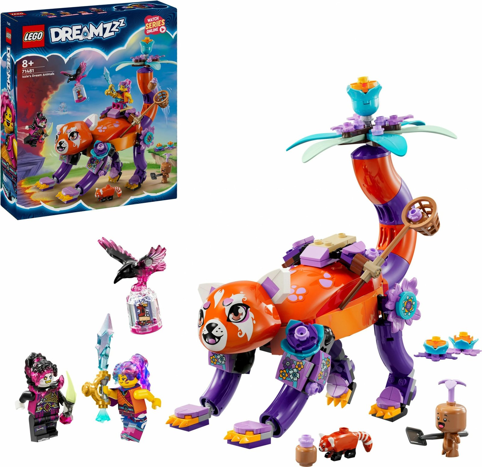 Set ndërtimi LEGO DREAMZzz 71481 Izzies Traumtiere, 328 pjesë, shumëngjyrësh