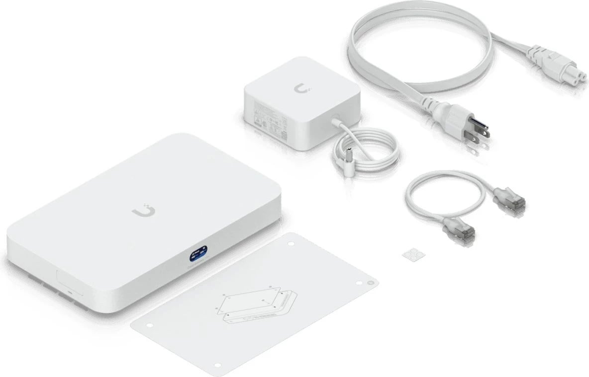 Gateway Ubiquiti UCG-Fiber, 30W, 10/100/1000/2500/10000 Mbit/s, i bardhë