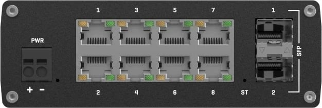Switch Teltonika TSW212, Managed L2, Gigabit Ethernet, 8 porte, i zi