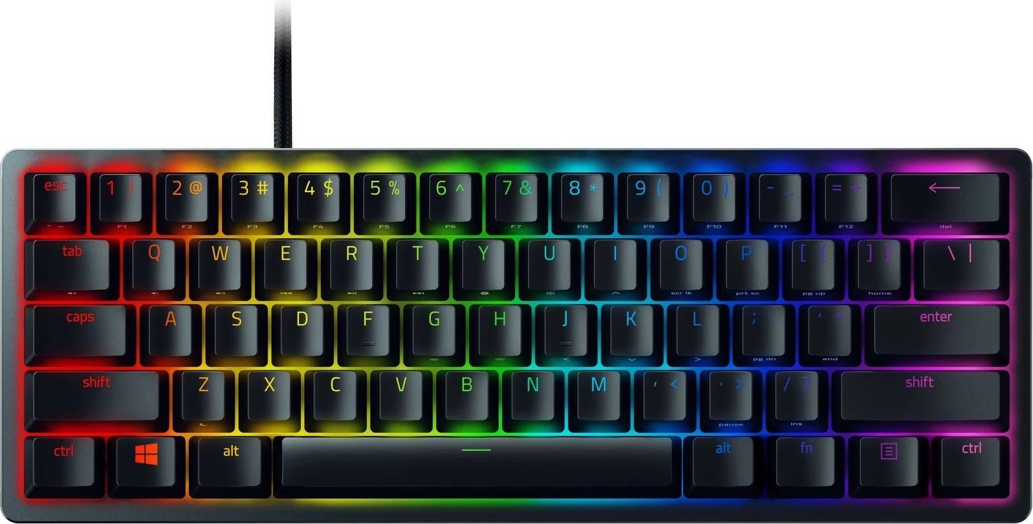 Tastierë Razer Huntsman Mini, Purple Switch, RGB, e zezë