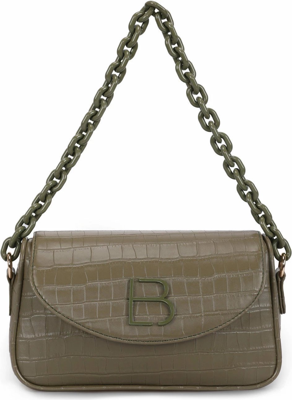 Çantë krahu Lucky Bees, ngjyrë jeshile croco, 240