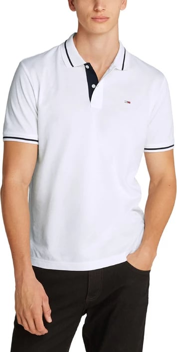 Maicë për meshkuj Tommy Hilfiger Jeans, e bardhë