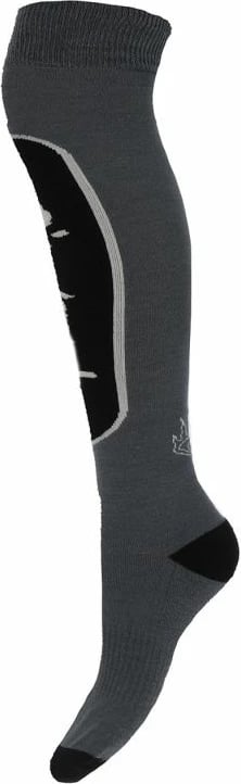 Çorape të gjata ski O'Neill, unisex, të zeza/gri