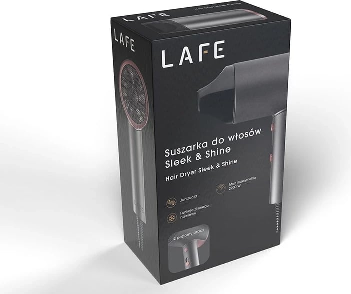 Suskë flokësh Lafe Sleek & Shine, 2200W, gri