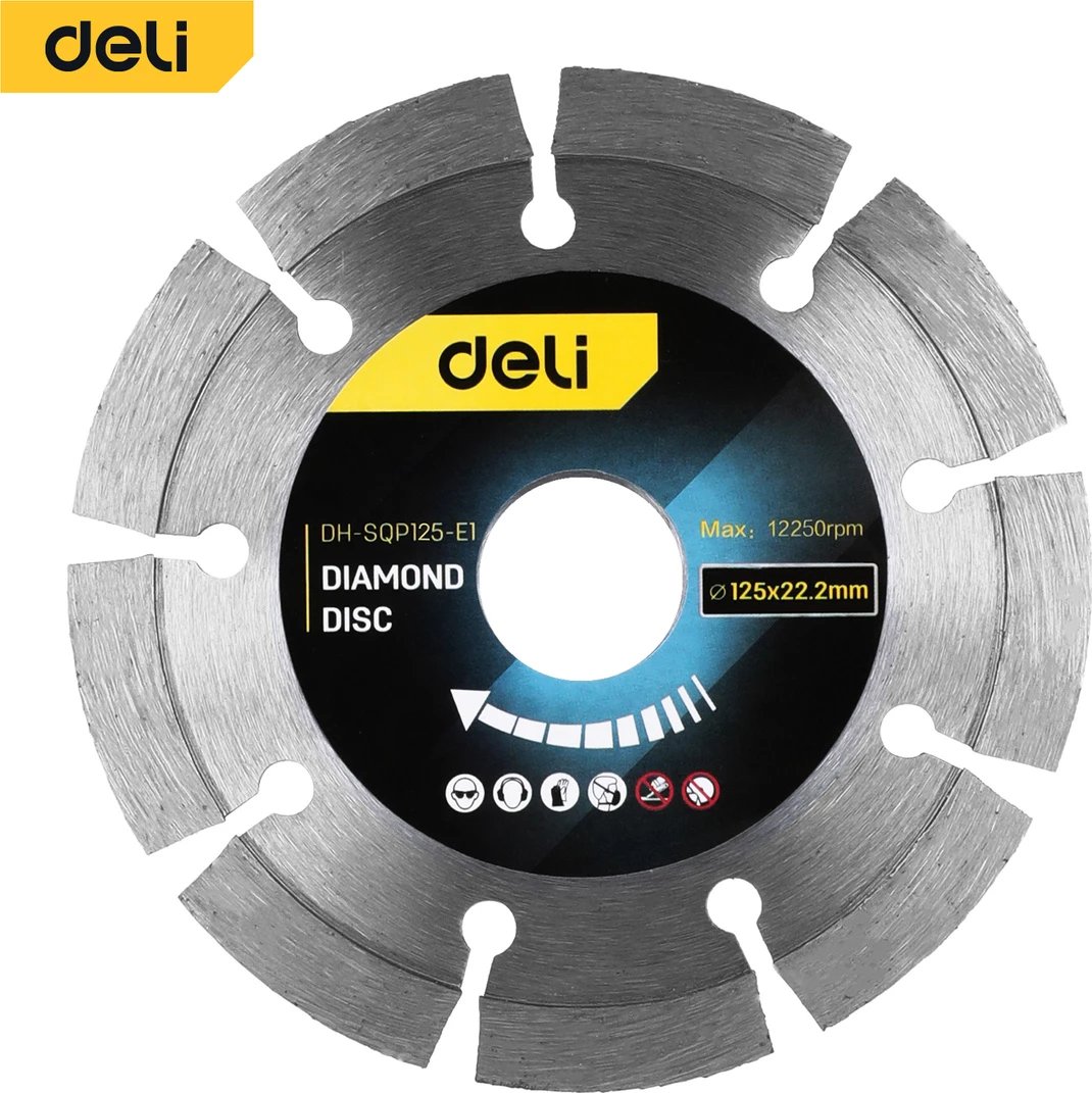 Disk diamanti Deli Tools EDH-SQP125-E1, 125 x 22.2 mm