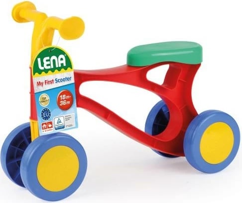 Biçikletë ride-on plastike Lena 07165, shumëngjyrëshe për fëmijë