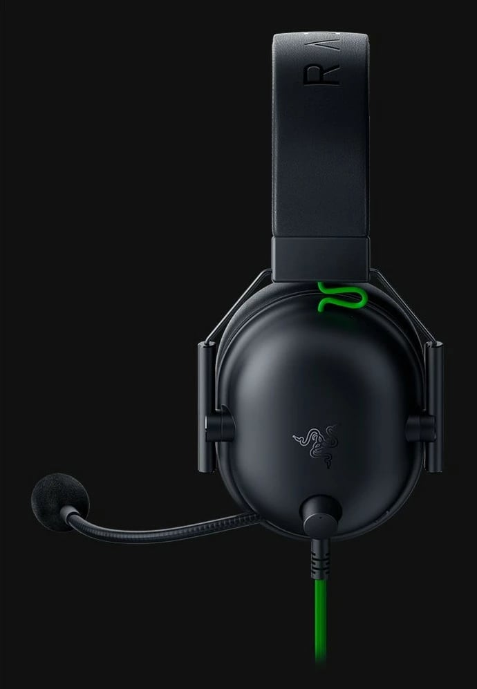 Kufje Razer BlackShark V2 X, Wireless, Gaming, 12 - 28000 Hz, 260 g, E zezë