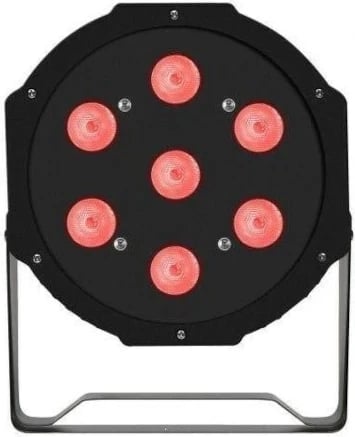 Dritë PAR LED Fractal Lights 7x12W, E zezë
