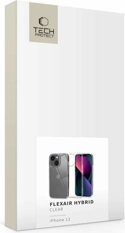 Mbështjellës Tech-Protect FlexAir Hybrid për iPhone 13, Transparent Mbështjellës Tech-Protect FlexAir Hybrid për iPhone 13, Transparent