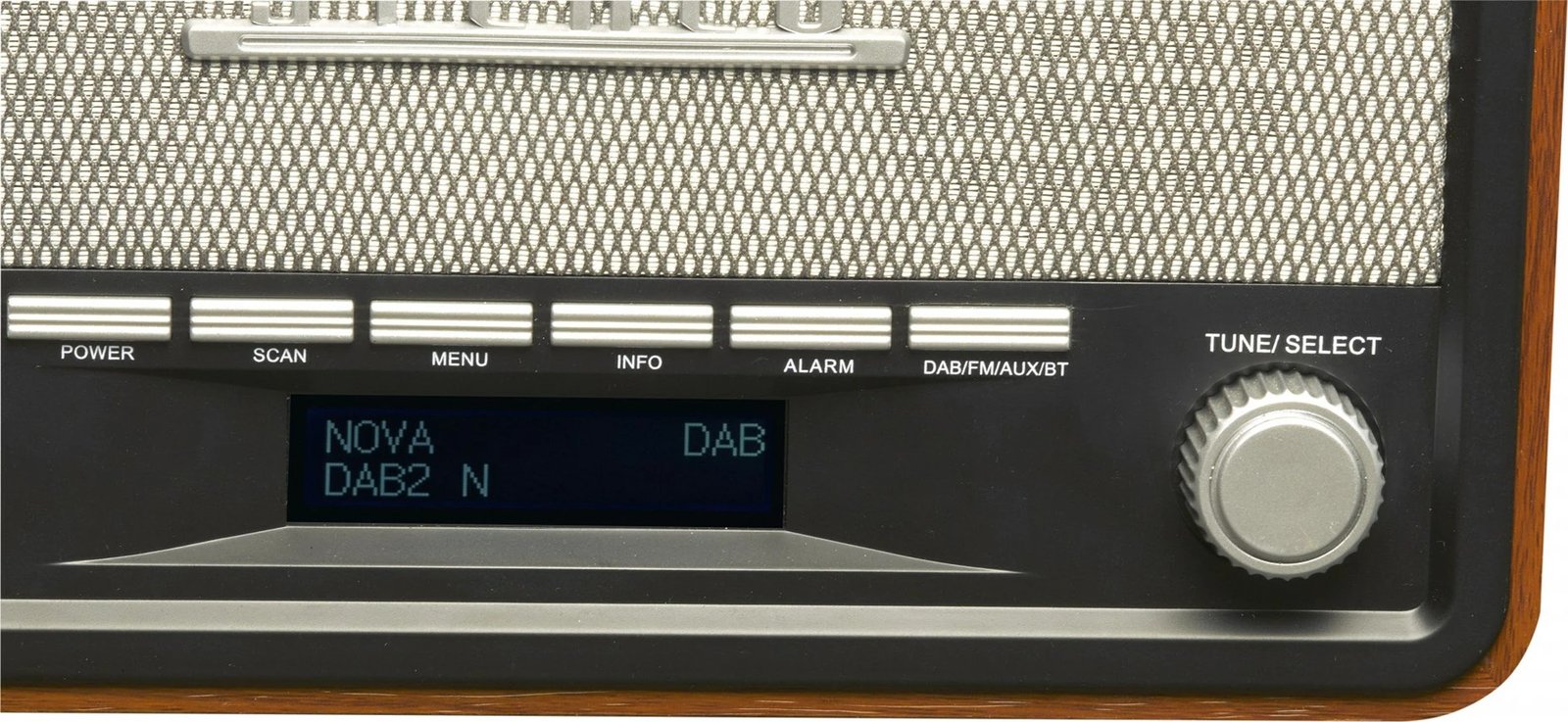 Radio Denver DAB-18, Analog & digital, E zezë, Gri