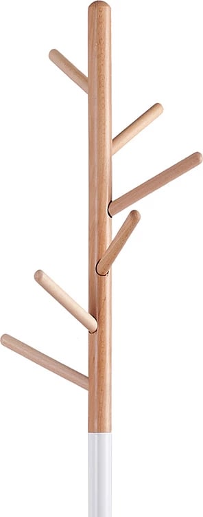 Stendë për pallto Marianna metal bardhë-natyrale D37x169cm