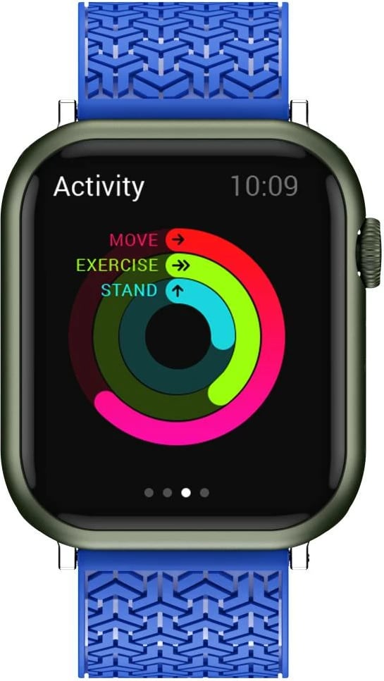 Rrip për smartwatch Hurtel Strap Y për Apple Watch 42/44/45mm, TPU, Blu