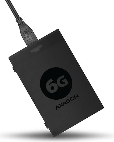Kasë AXAGON ADSA-1S6 me adapter USB 3.0 - SATA 6G për SSD/HDD 2.5" me kuti mbrojtëse